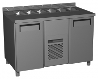 Холодильный стол для салатов Carboma T70 M2sal-1-G 9006 (SL 2GNG 1/6) 